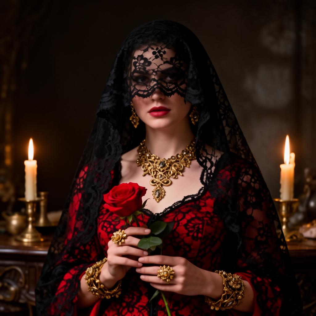 Portrait of Pomba Gira, sovereign of the seven crossroads